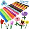 862 PCS Kids Art & Craft Supplies Set DIY Activities & Parties Pipe Cleaners Craft Set 200 Pcs Pipe Cleaners 454 Pcs Pom Poms 208 Pcs Wiggle Eyes Self Adhesive1